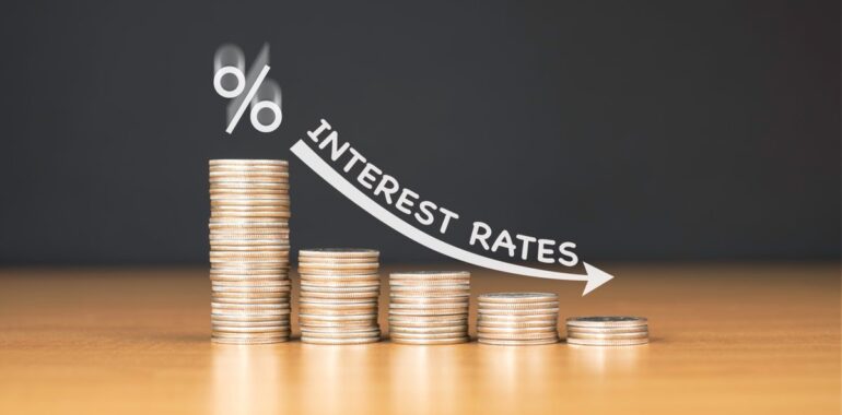 Low interest rates. U.S. keeping rates low to spur home buying.